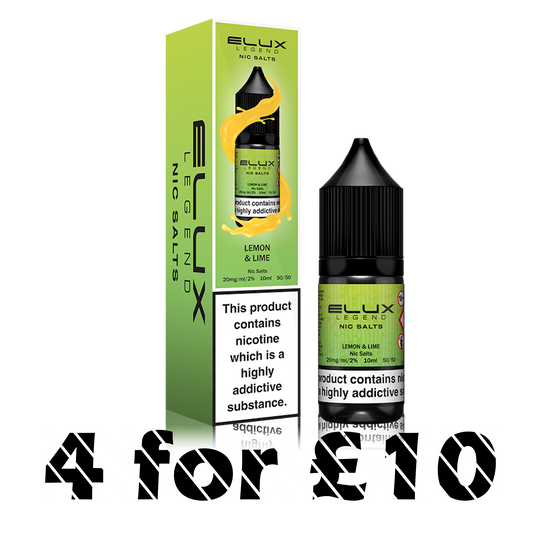 Lemon & Lime Elux Legend 10ml Nic Salt